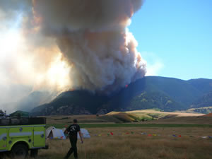 little goose fire - august 13, 2007