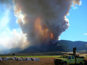 little goose fire - august 13, 2007