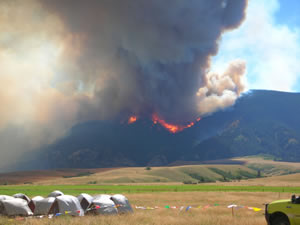 little goose fire - august 13, 2007