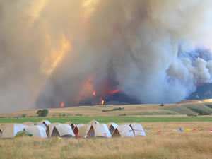 little goose fire - august 13, 2007