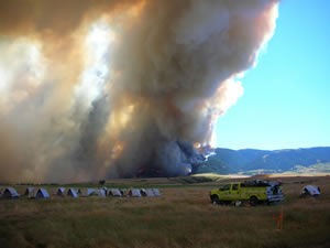 little goose fire - august 13, 2007